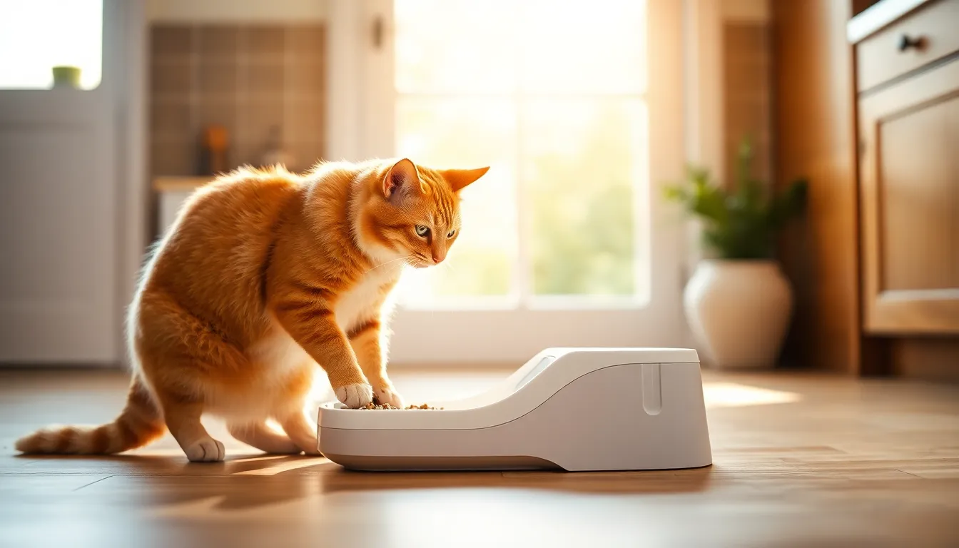 고양이 자동 급식기